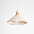 Microcement Pendant Light, Raw Cement Shade, Gold E14 Fitting, Braided Cord
