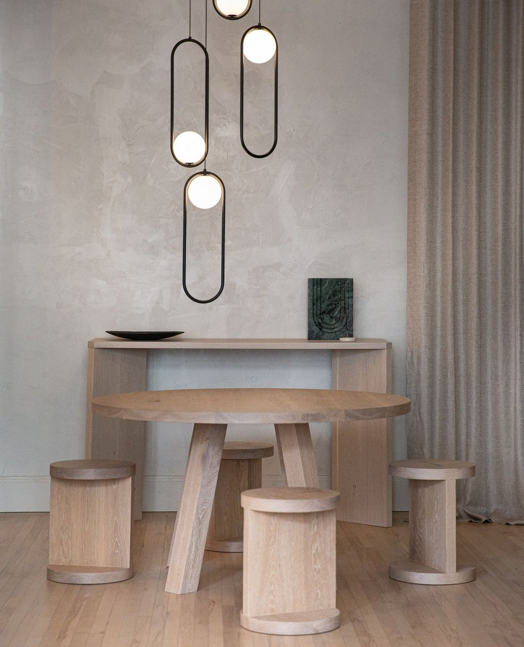 Mila Pendant Light, White Glass Globe, Brass, Black or Silver, E27