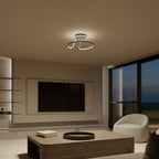 Diffused-Glow Ceiling Light With Sleek Minimalist Silhouette