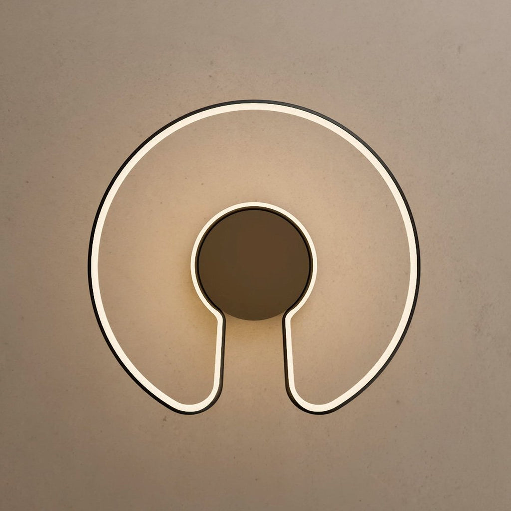 Diffused-Glow Ceiling Light With Sleek Minimalist Silhouette