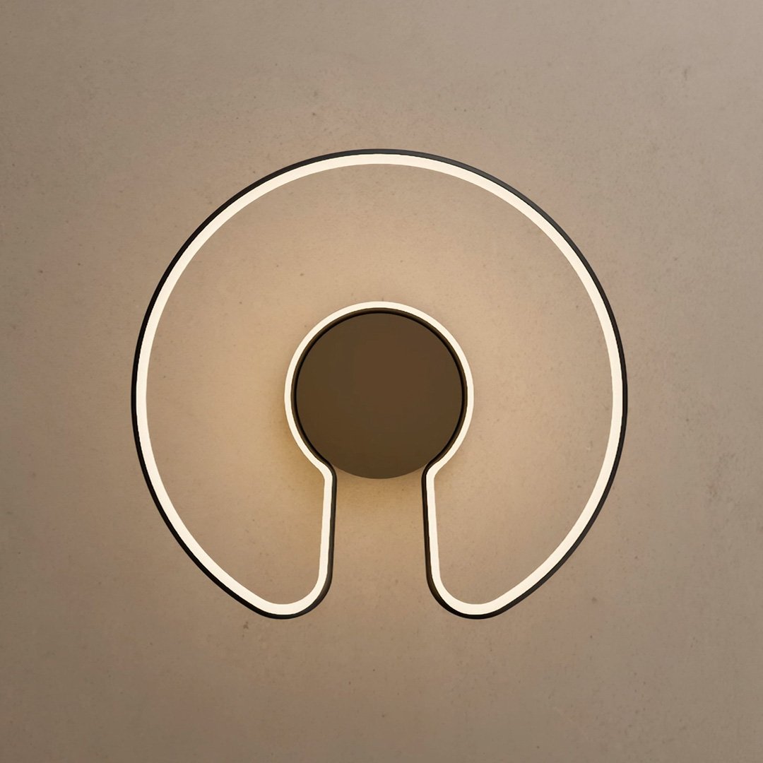 Diffused-Glow Ceiling Light With Sleek Minimalist Silhouette