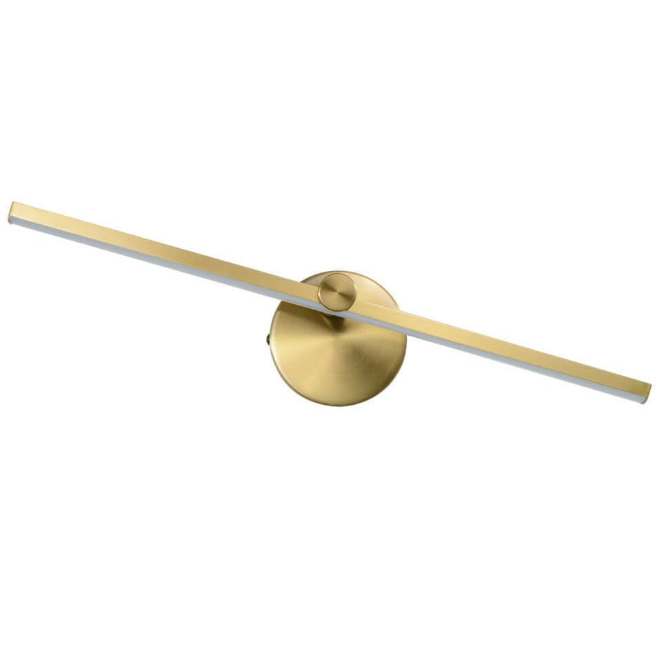 Aluminium Bar Wall Sconce, Slim LED Light With Iron Frame, Nordic Minimalist