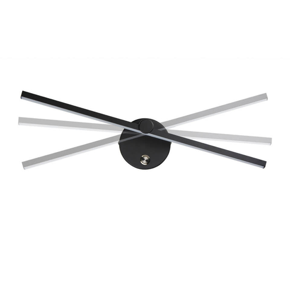 Aluminium Bar Wall Sconce, Slim LED Light With Iron Frame, Nordic Minimalist