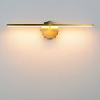 Aluminium Bar Wall Sconce, Slim LED Light With Iron Frame, Nordic Minimalist