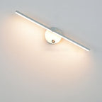 Aluminium Bar Wall Sconce, Slim LED Light With Iron Frame, Nordic Minimalist