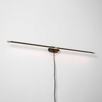 Wall Lamp, Minimalist Linear LED Bar, Plug-In, Aluminium, 3000K Dimmable