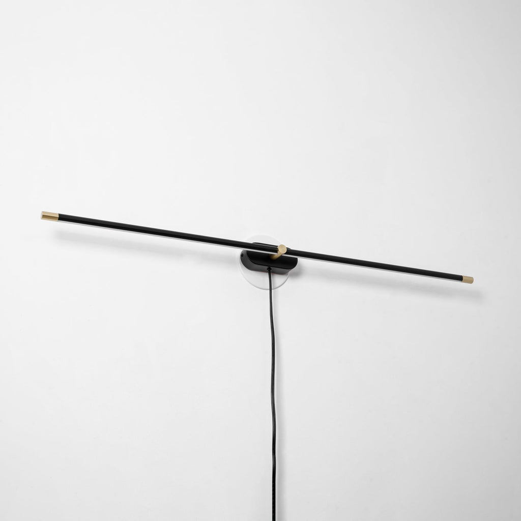 Wall Lamp, Minimalist Linear LED Bar, Plug-In, Aluminium, 3000K Dimmable