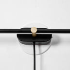 Wall Lamp, Minimalist Linear LED Bar, Plug-In, Aluminium, 3000K Dimmable