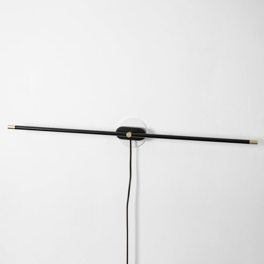 Wall Lamp, Minimalist Linear LED Bar, Plug-In, Aluminium, 3000K Dimmable