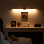 Wall Lamp, Rechargeable Cordless Linear LED, USB, Remote Dimmable
