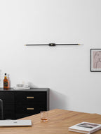 Wall Lamp, Rechargeable Cordless Linear LED, USB, Remote Dimmable