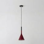 Aluminum Cone Pendant Light, Nordic Minimalist Design, 12-Inch Drop