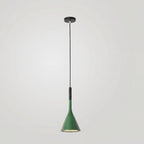 Aluminum Cone Pendant Light, Nordic Minimalist Design, 12-Inch Drop