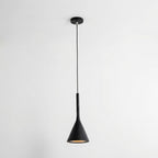 Aluminum Cone Pendant Light, Nordic Minimalist Design, 12-Inch Drop