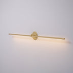 Minimalist Linear Wall Lamp, Metal LED Vanity Light, 3000K, Dimmable