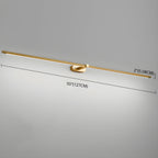 Wall Lamp, Rechargeable Cordless Linear LED, USB, Remote Dimmable