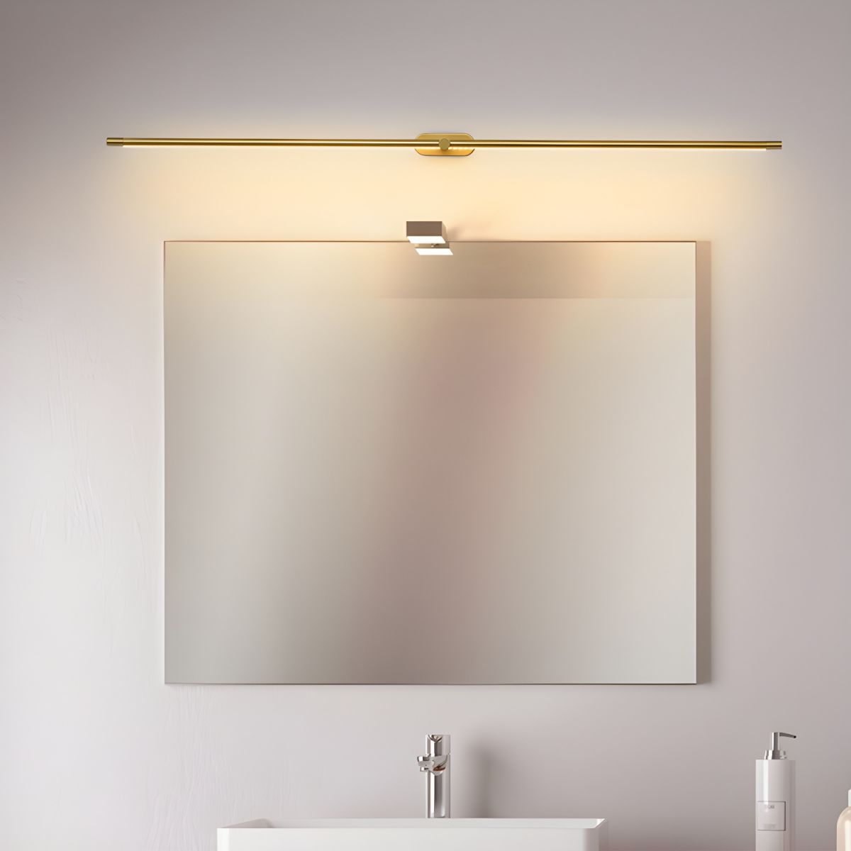 Wall Lamp, Rechargeable Cordless Linear LED, USB, Remote Dimmable