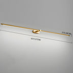Wall Lamp, Rechargeable Cordless Linear LED, USB, Remote Dimmable