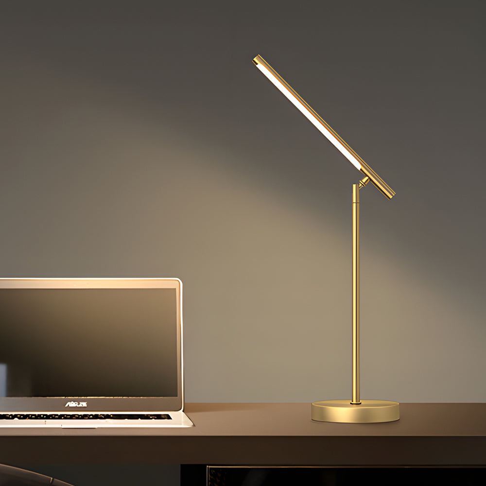 Adjustable LED Desk Lamp With Tilting Arm, Three Colour Temperatures