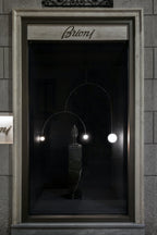 Chandelier, Mobile Opaline Glass Globes, Brass or Black, G9 and G4
