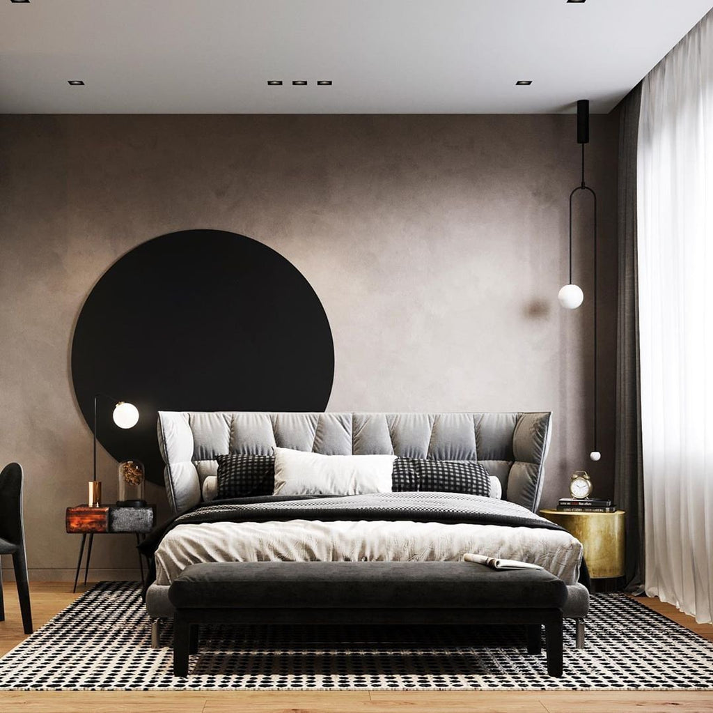 Chandelier, Mobile Opaline Glass Globes, Brass or Black, G9 and G4