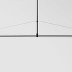 Chandelier, Mobile Opaline Glass Globes, Brass or Black, G9 and G4