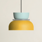 Acrylic Pendant Light With Aluminum Body, Single-Head Ceiling Fixture