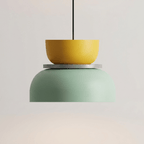 Acrylic Pendant Light With Aluminum Body, Single-Head Ceiling Fixture