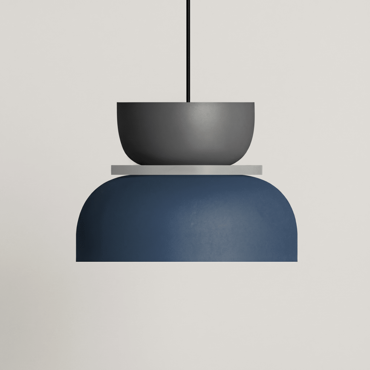 Acrylic Pendant Light With Aluminum Body, Single-Head Ceiling Fixture