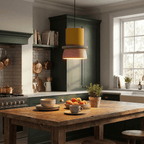 Acrylic Pendant Light With Aluminum Body, Single-Head Ceiling Fixture