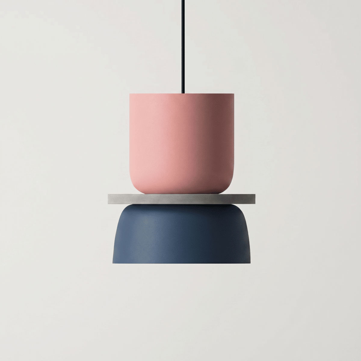 Acrylic Pendant Light With Aluminum Body, Single-Head Ceiling Fixture