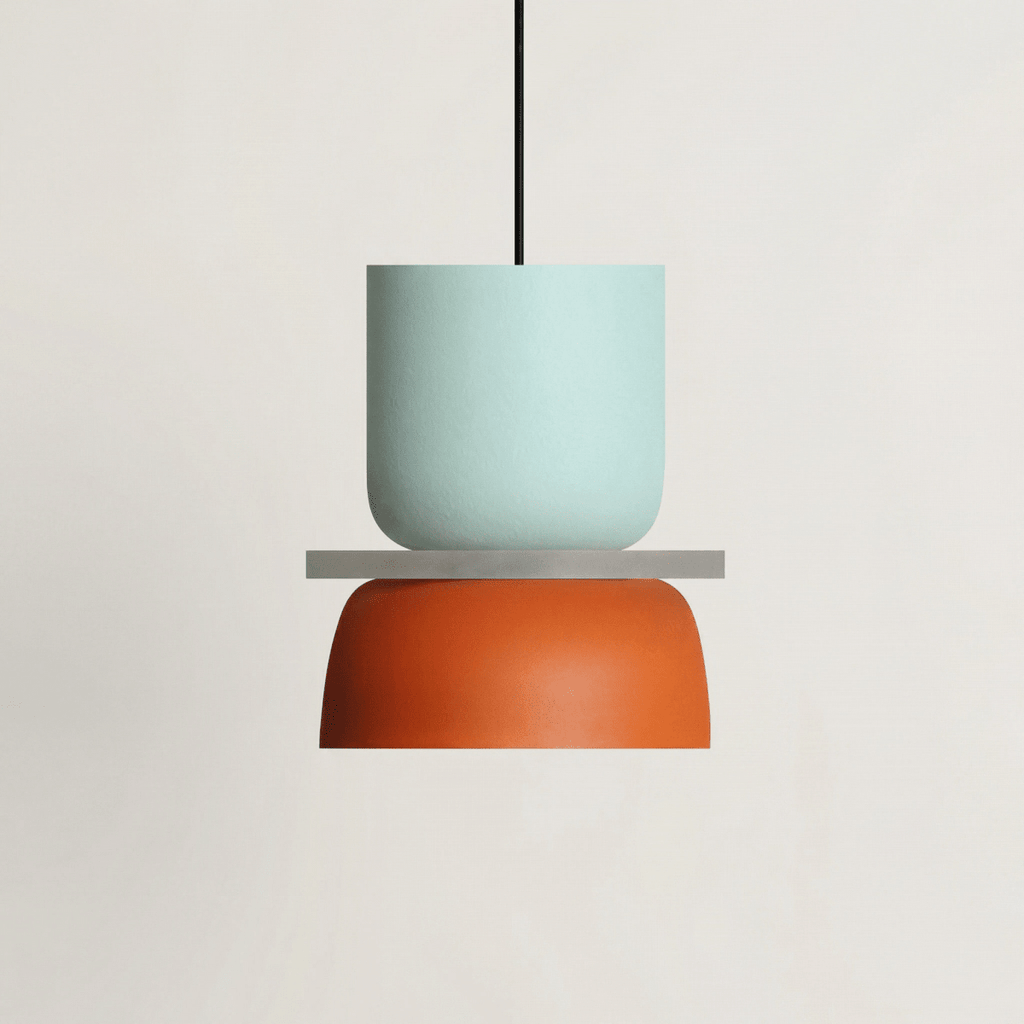 Acrylic Pendant Light With Aluminum Body, Single-Head Ceiling Fixture
