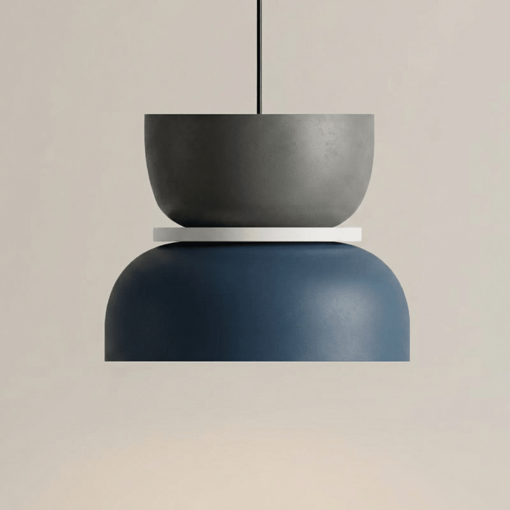 Acrylic Pendant Light With Aluminum Body, Single-Head Ceiling Fixture