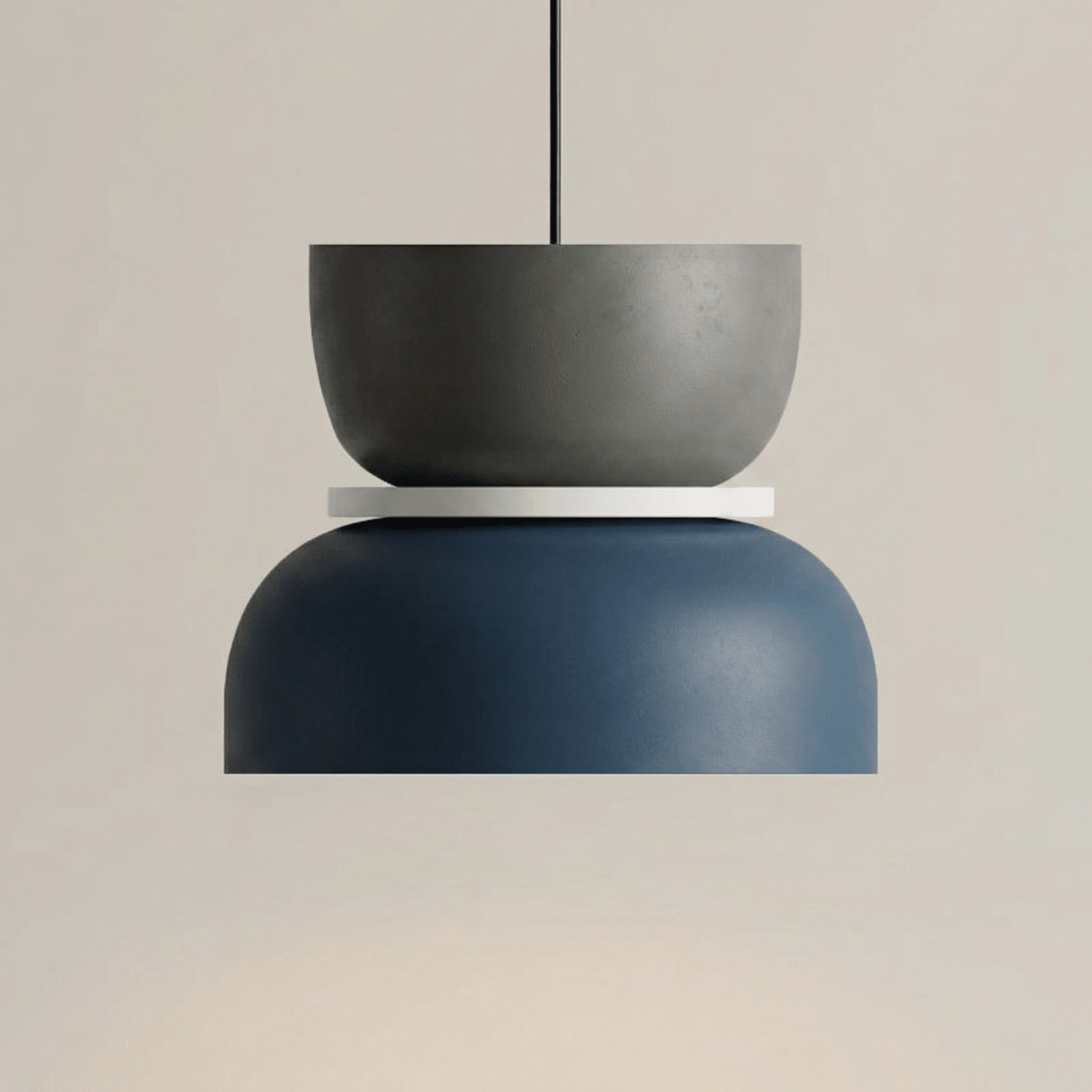 Acrylic Pendant Light With Aluminum Body, Single-Head Ceiling Fixture