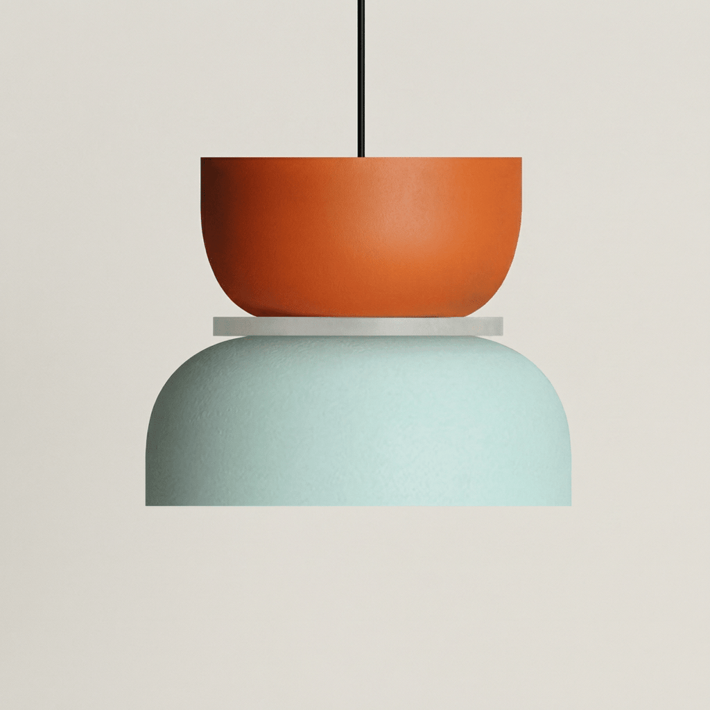 Acrylic Pendant Light With Aluminum Body, Single-Head Ceiling Fixture