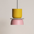 Acrylic Pendant Light With Aluminum Body, Single-Head Ceiling Fixture