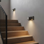 LED bedside reading light shown flush and switched off