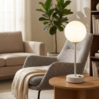 Candeeiro de Secretária LED Globo, Regulável por Toque, Recarregável, 12 Polegadas