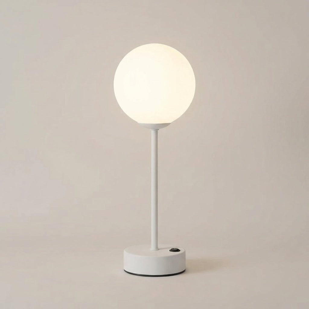 Candeeiro de Secretária LED Globo, Regulável por Toque, Recarregável, 12 Polegadas