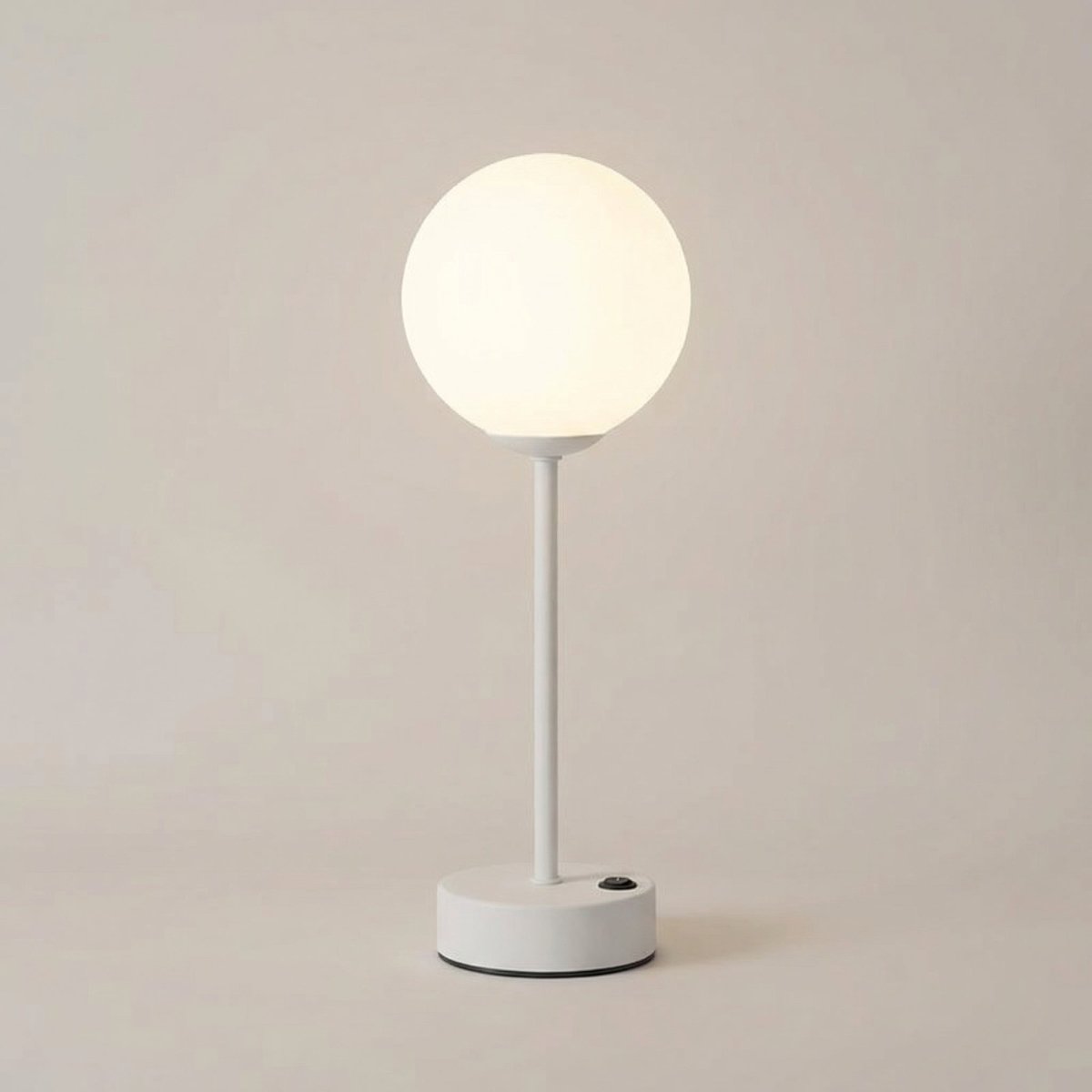 Candeeiro de Secretária LED Globo, Regulável por Toque, Recarregável, 12 Polegadas