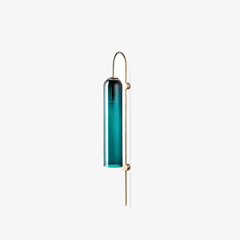 Modern glass wall lamp product view on a plain background