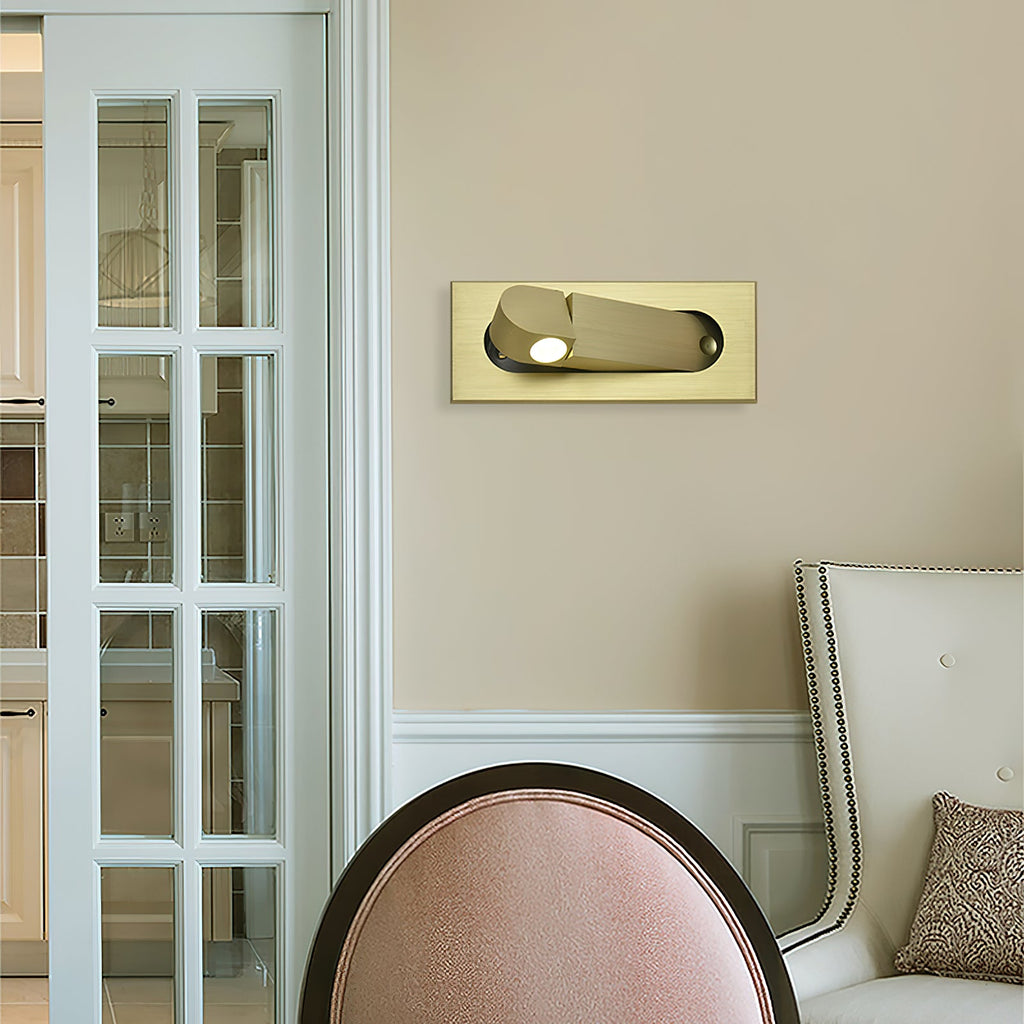 LED bedside reading light interior styling detail