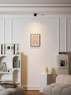 Modupoint ceiling light mounted on a wall as an accent light