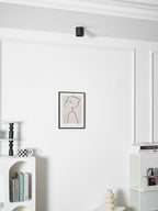 Modupoint ceiling light mounted on a wall as an accent light