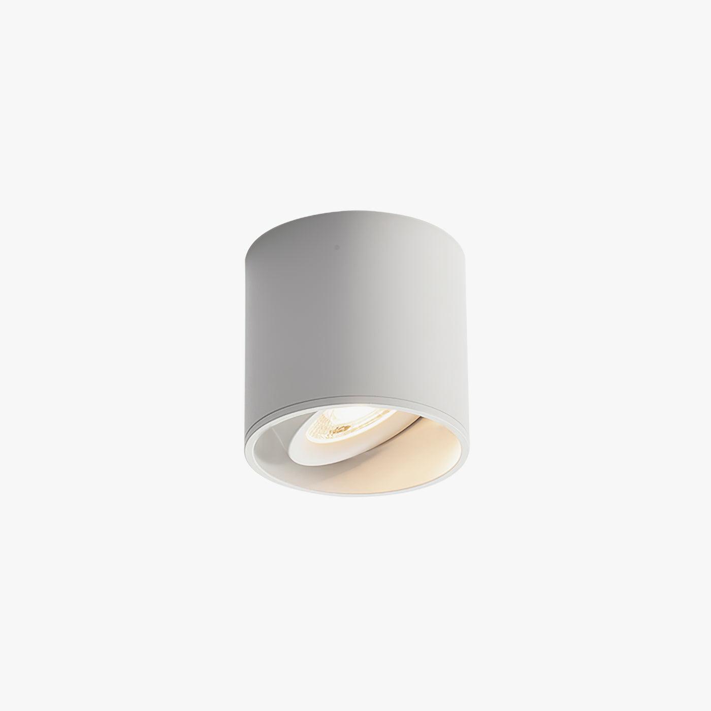 Modupoint ceiling light in white casting an even, low-glare pool of light