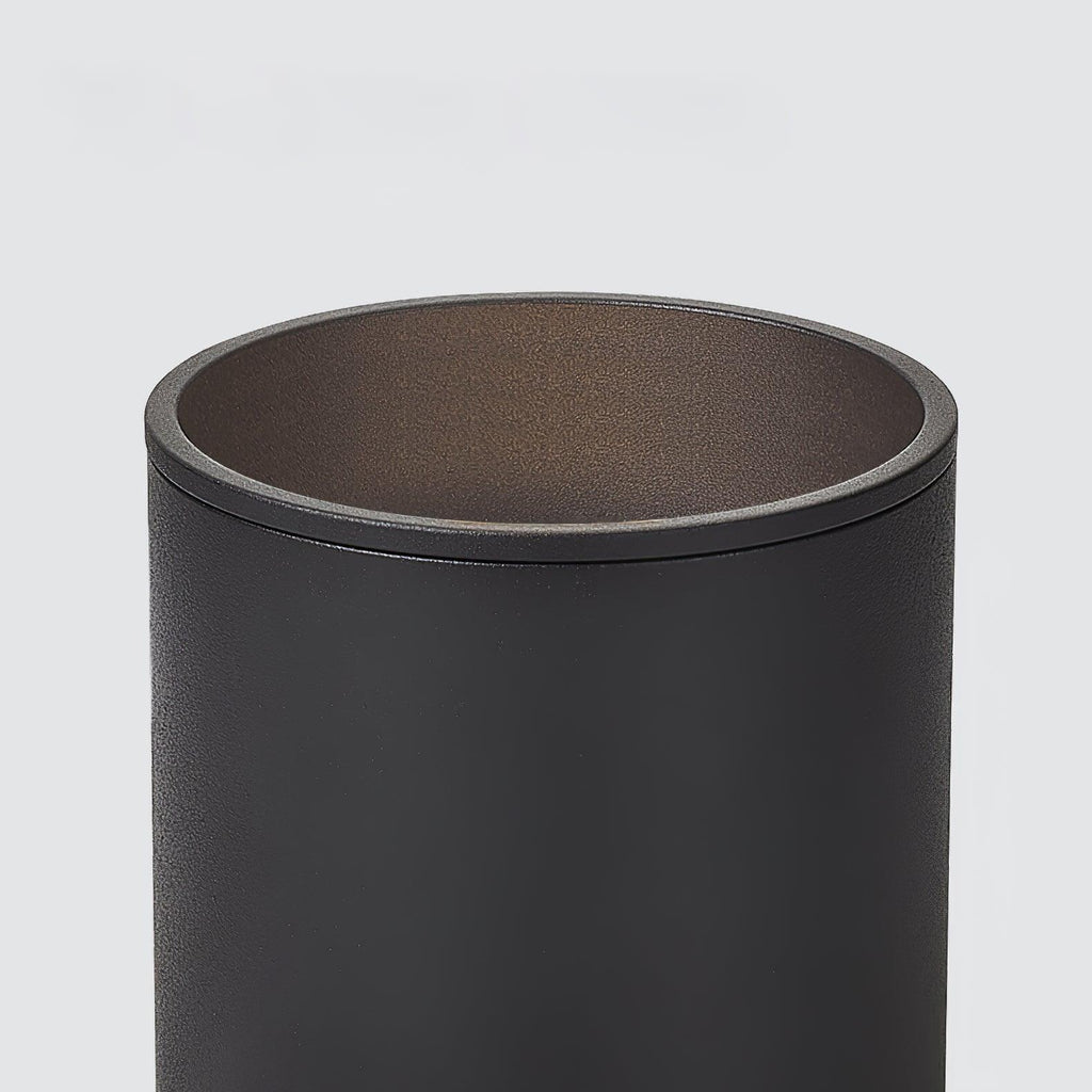 Modupoint ceiling light in black showing its compact architectural profile