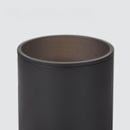 Modupoint ceiling light in black showing its compact architectural profile