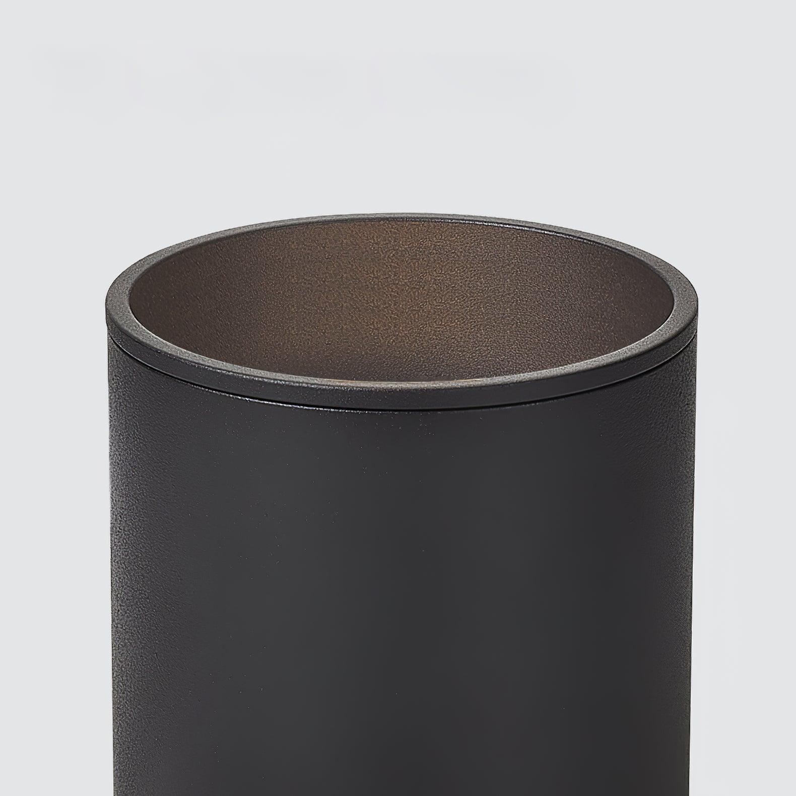 Modupoint ceiling light in black showing its compact architectural profile