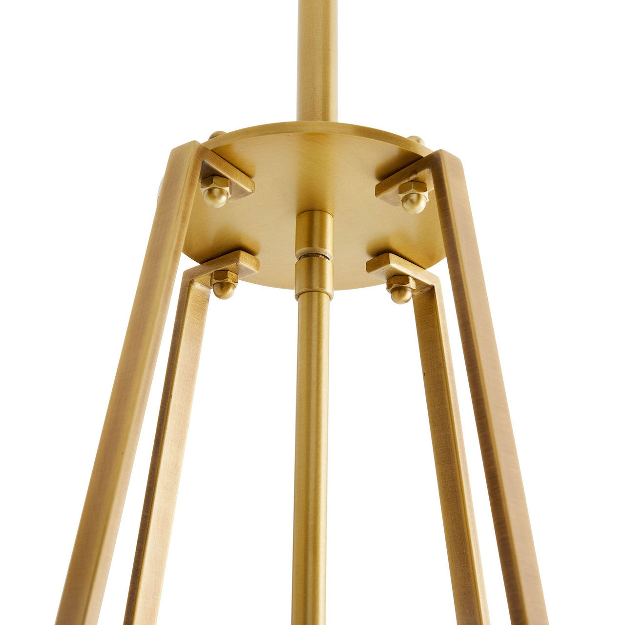 Alabaster Pendant Lamp With Iron Frame, Warm or Cool Light, Avlireth