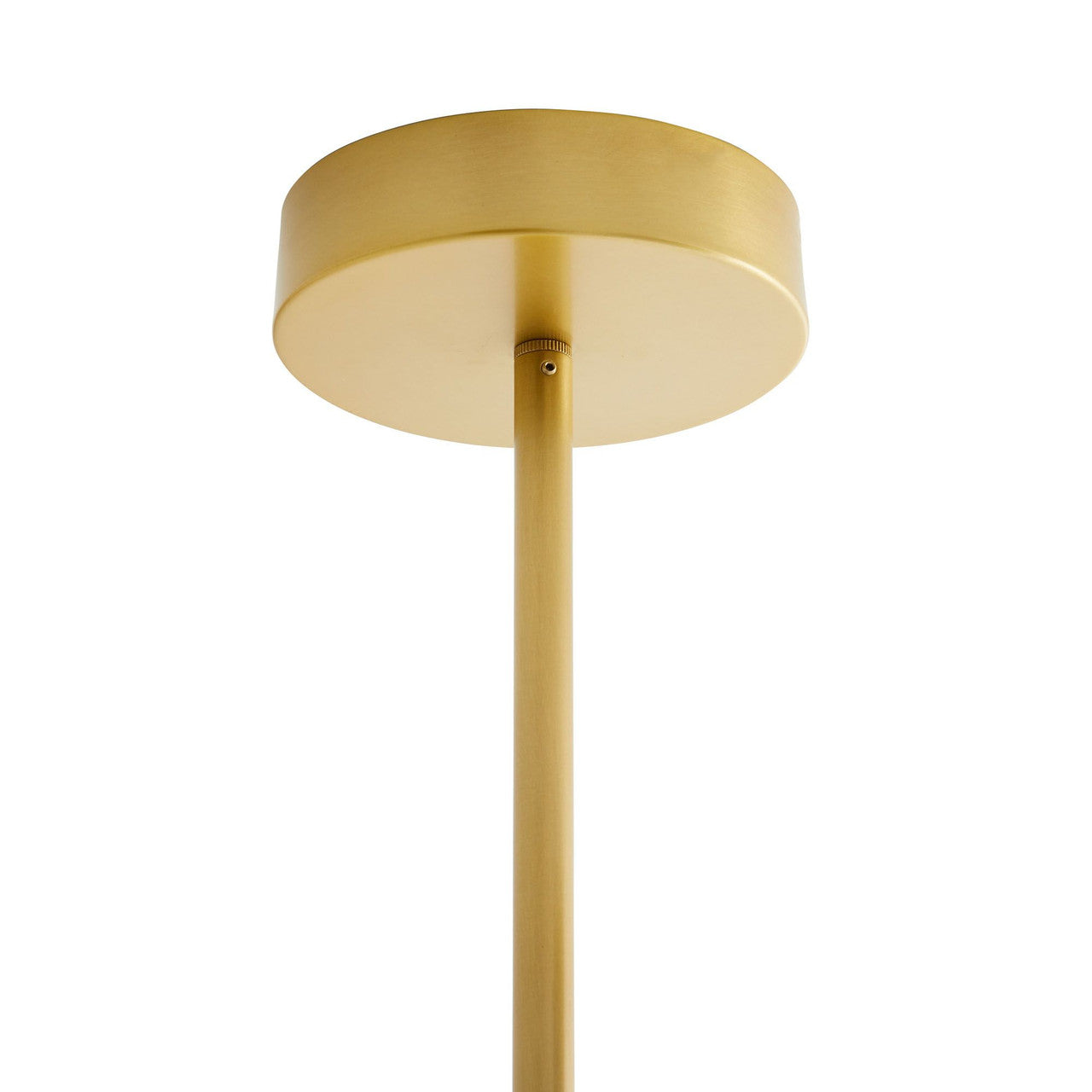 Alabaster Pendant Lamp With Iron Frame, Warm or Cool Light, Avlireth